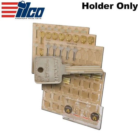 Ilco - EIP-KH15 - Engrave-It - Medeco Large Square Head Key Holder - Holds 21 - for Engrave-It Pro Machine