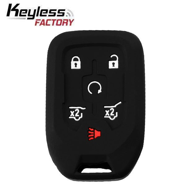 2014-2018 Chevrolet GMC / 6-Button Remote Keyless Entry Key Silicone Cover / HYQ1AA (AFTERMARKET)