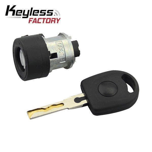 Volkswagen Ignition Lock / Full Set for VW-L04B / Coded (AFTERMARKET)
