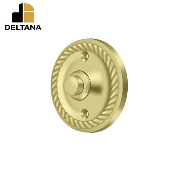 Deltana - Bell Button - Round w/ Rope - Optional Finish