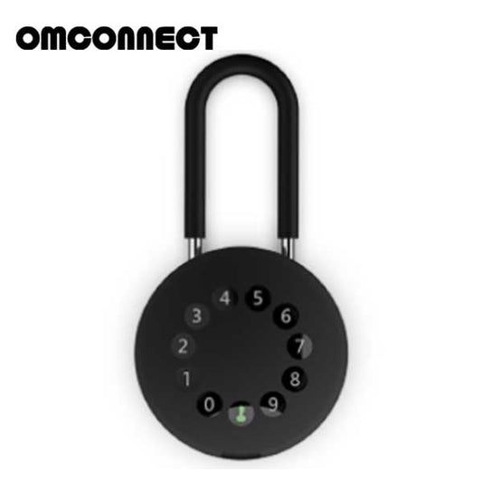 OMCONNECT - SOLO U - Smart Key Lock Box - U Shaped Stainless Steel Shackle - Bluetooth