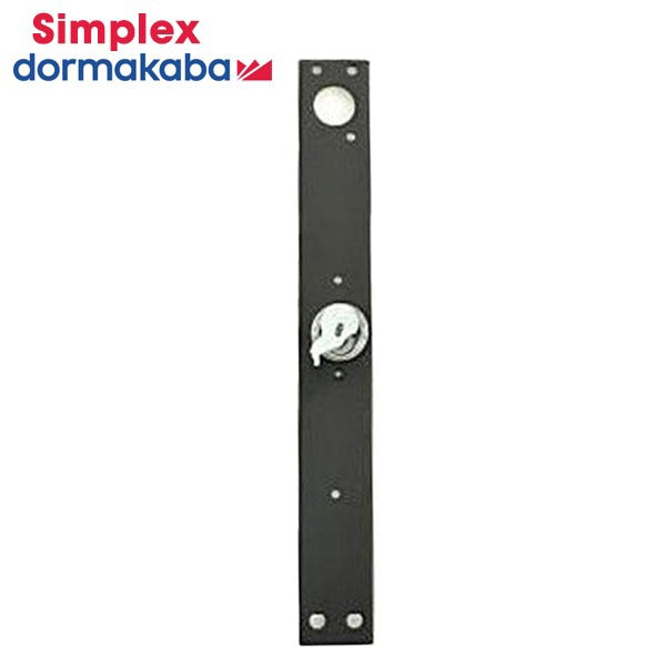 Simplex - 30201941 - Mounting Plate Assembly - 3000 Series - 1-1/8" Backset - Black Finish - LH/LHR