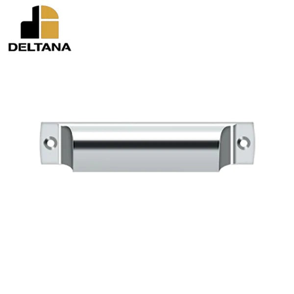 Deltana - Rectangular Shell Pull - 4" - Optional Finish