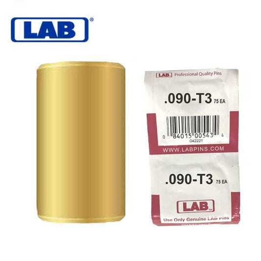 LAB - .003 - Universal Top Flat Pins - Size .090 - 090S43 - Smart-Pac of 150