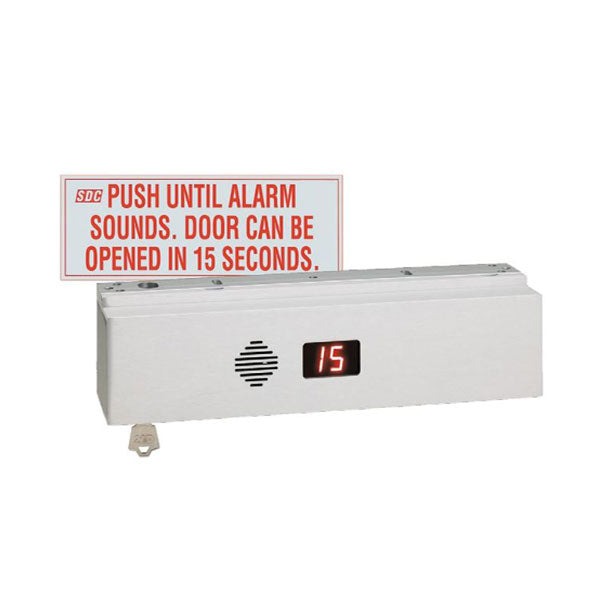 SDC - 1511SNAKV - Single Delayed Egress - EM Lock - Selectable Delayed - Surface Mount - 1650lbs. - 12/24VDC - Aluminum - Fire Rated - Grade 1