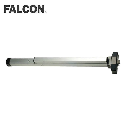 Falcon - 19-R-EO - Rim Type Pushpad Exit Device - Narrow Stile Pushpad - 48" - Exit Only - Non-Handed - US28 - Aluminum Painted - Grade 1