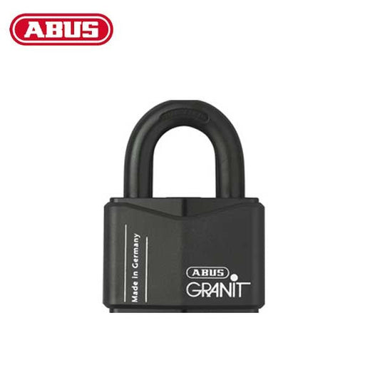 Abus - 37/70RK - Rekeyable Granit Series Steel Padlock - Black - 3-1/32" Body Width