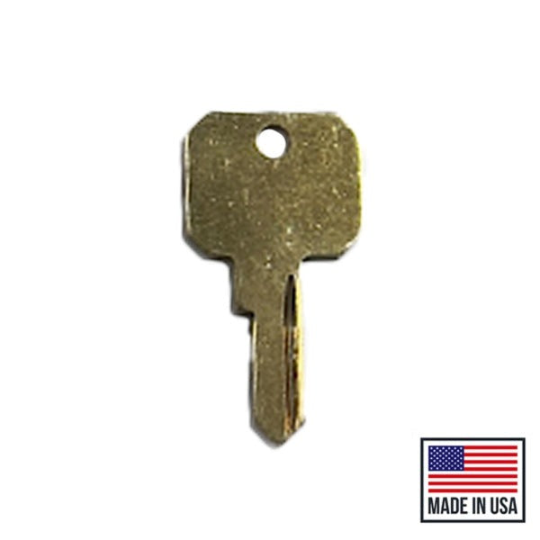 Ilco - NB-M1 Key Blank - Neuter Bow Brass Finish