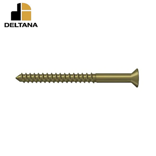 Deltana - Wood Screw - SB - #10 x 2-1/2" - Optional Finish