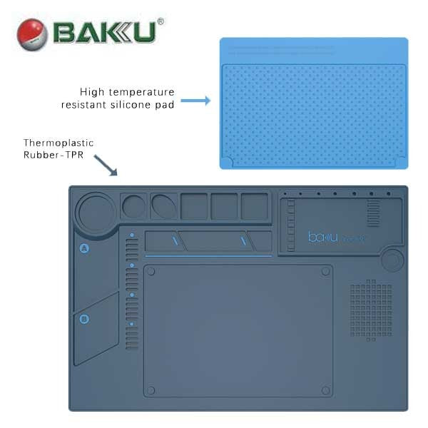 BAKU - BA695 - Silicone Heat Resistant Soldering Pad