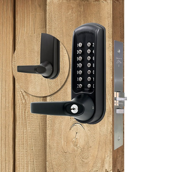 CodeLocks - CL650 - Mechanical Lock - Heavy Duty - 2 3/4" Backset - Mortise Lock - Optional Finish - Grade 2