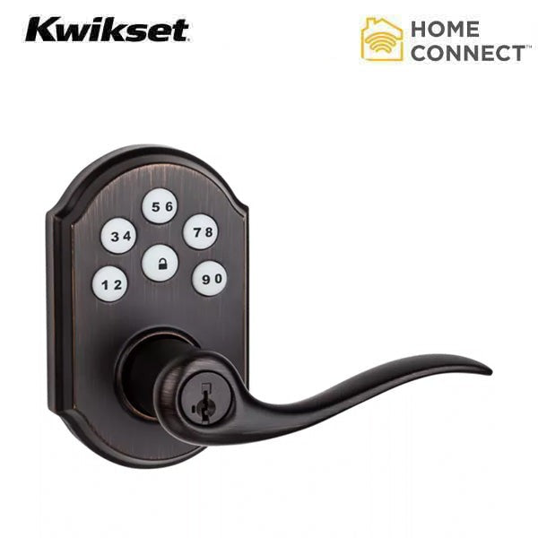 Kwikset - SmartCode 912TNL - Electronic Lever Set - Z-Wave Technology - 11P - Venetian Bronze - SmartCode Technology