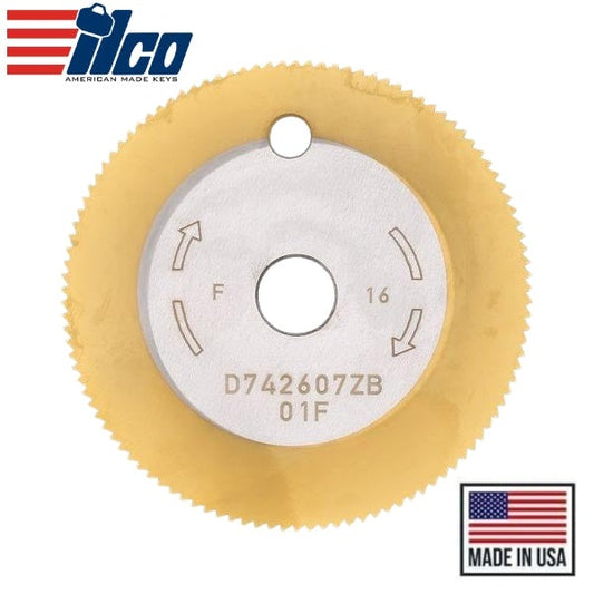 Ilco - 01F - Standard Cutter - 3/8" arbor hole - for Futura Machines