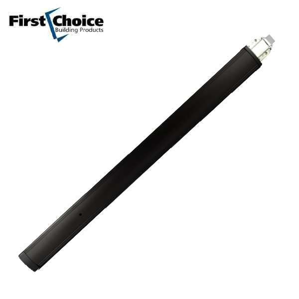 First Choice - 3792 - Rim Device - 36"- 42"- 48" - Cylinder Prep Kit without Key Cylinder - Black Anodized Finish - Grade 1