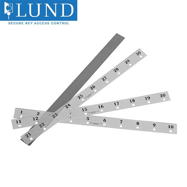 Lund - Label / Shield for Key Cabinets - Optional Shield / Label