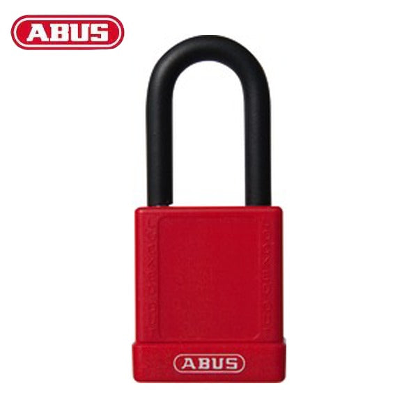 Abus - 19682 - Plastic-Covered Aluminum Core Padlock 74/40 - Optional Keying - Optional Finish - 6 Pack