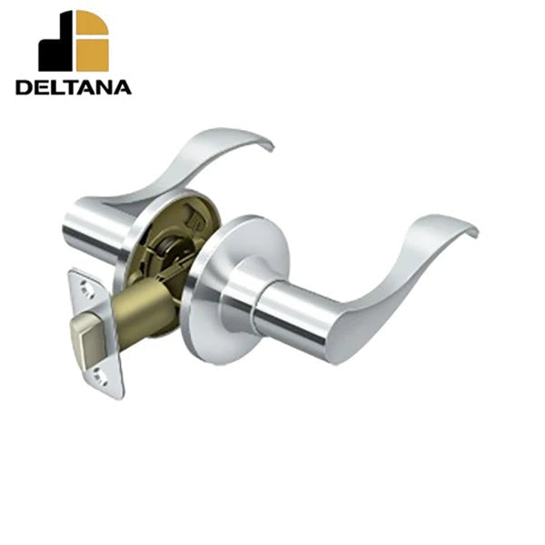 Deltana - Savanna Lever Passage - 2-3/8" Backset - 1-3/8" - 2" Door Thickness - Right Handed - Optional Finish