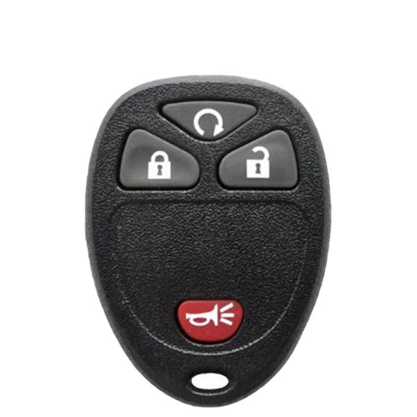 2007-2017 GM / 4-Button Keyless Entry Remote SHELL / PN: 22936098 / OUC60270 / Black (AFTERMARKET)
