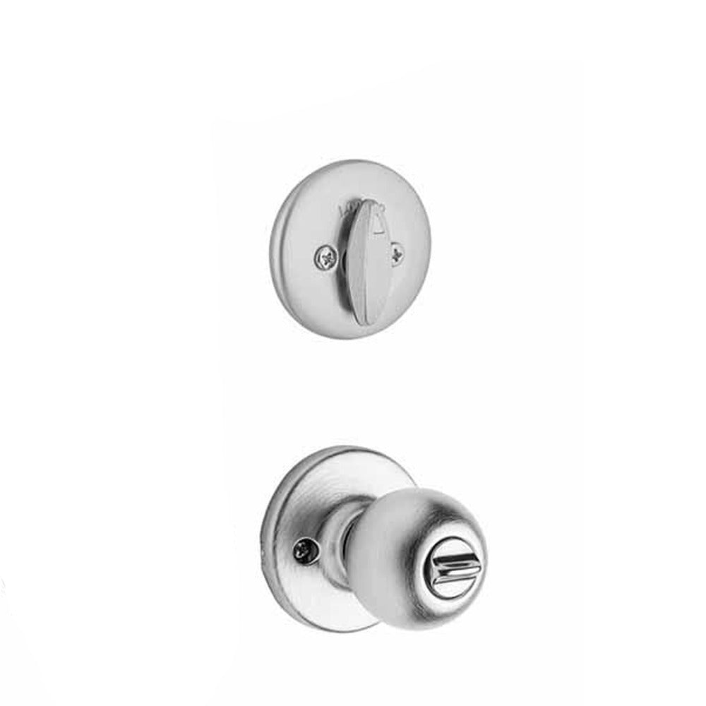 Kwikset - Tylo Combo Set - Single Deadbolt & Knob - Round Rose - Optional Finish - Grade 3