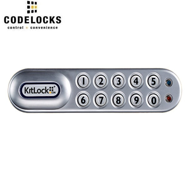 CodeLocks - KL1007-PS - Classic+ Electronic Kit Lock - Up to 1" Door Thickness - Locker Lock - No Pre-Assembly - Optional Handing - Optional Finish
