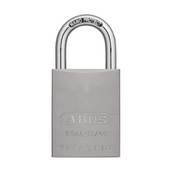 Abus - 84010 - 83AL-IC/40 - Aluminum Finish - Keyed Alike