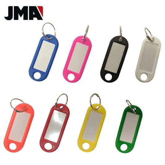 200 Pack of Key ID Tags w/ Ring & Hole Assorted Colors (JMA M2)