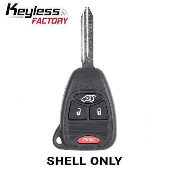 2004-2007 Chrysler Dodge / 4-Button Remote Head Key SHELL / Y159 / M3N5WY72XX (AFTERMARKET)