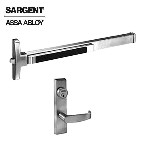 Sargent - 8504 - Exit Device with Trim Lever - Weather Resistant - 42" - Satin Stainless Steel - Grade 1