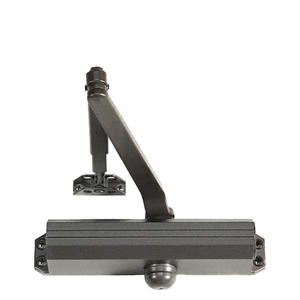 Norton - 1604 - Tri-Packed Manual Door Closer - Back Check Function - PA Bracket/Regular/Top Jamb - Size 4 - Dark Bronze - Fire Rated - Grade 1