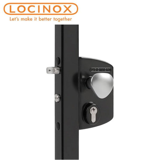 Locinox - LEKQ40U2LVSZR - Electric Lock - Fail Open - Surface Mounted - Aluminum Round Knob - Keyed Different