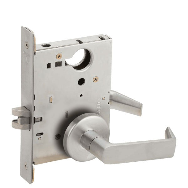 Schlage - L9010 - L Series - B Rose - Mortise Lock with Latchbolt - Passage - Grade 1