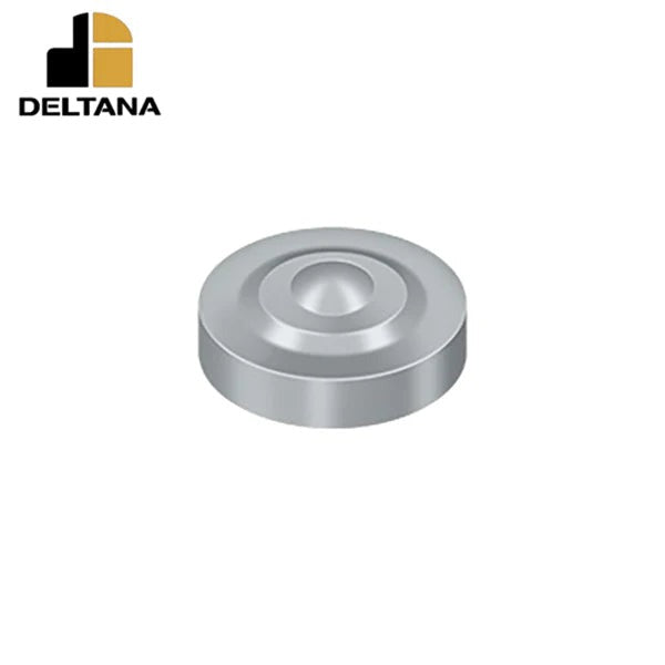 Deltana - Screw Cover - Round - Dimple - 1" Diam - Optional Finish