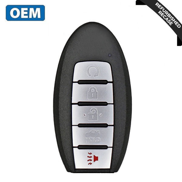 2016-2018 Nissan / 5-Button Smart Key / PN: 285E3-4RA0B / KR5S180144014 / IC 204 (OEM Recase)