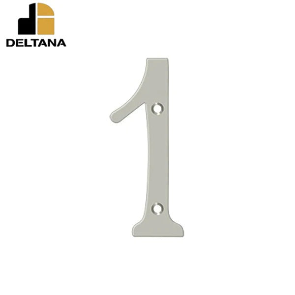 Deltana - 6" Numbers - Solid Brass - Optional Finish