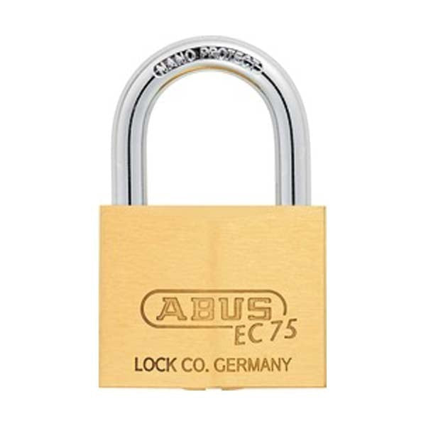 Abus - 75160 - Padlock Brass 75/50 - Optional Keying