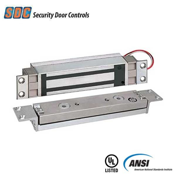 SDC - 1561 - Mortise Shear Magnetic Lock - Concealed - Integrated Electronics - 2000lbs. - 12/24VDC - Grade 1