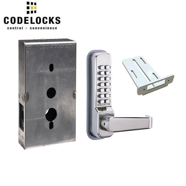 CodeLocks - CL415 Gate Box Kit - Mechanical Lock - Medium Duty - Tubular Latch Bolt Gate Box Kit - Passage Function - Optional Finish