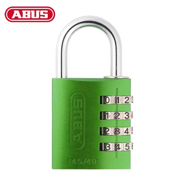 Abus - 145/40 C - Aluminum - 4-Dial Resettable Padlock - Optional Color