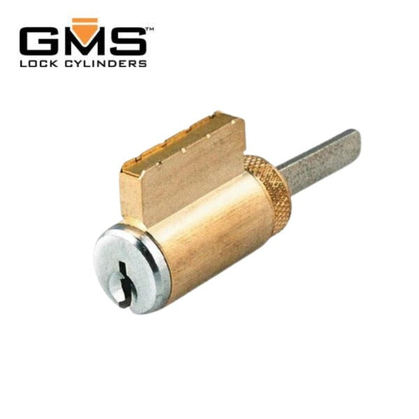 GMS - KIK Cylinder - 5-Pin - Schlage C1 (SC1) - Satin Chrome Finish (US26D)