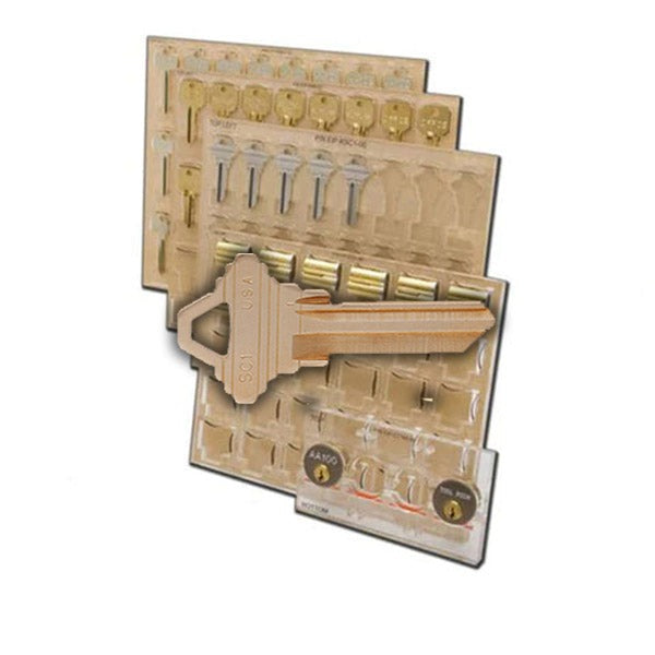 Ilco - EIP-KH1RH - Engrave-It - Schlage Keys (Sc1/Sc4 Taylor Line Key W/Reduced Head) Key Holder - Holds 24 - for Engrave-It Pro Machine