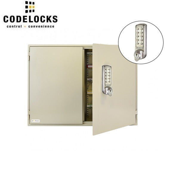 CodeLocks - Key Secure Extra Security Key Cabinet w/ CL2255 - Medium Duty - Electronic Lock - Tubular Mortise Latch - Key Override - Optional Lock Prep - Optional Size