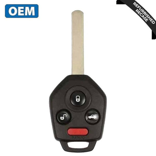 2010-2014 Subaru Legacy Outback / 4-Button Remote Head Key / PN: 57497-AJ00A / CWTWBU766 / 4D60 Chip / DAT17 (OEM Recase)