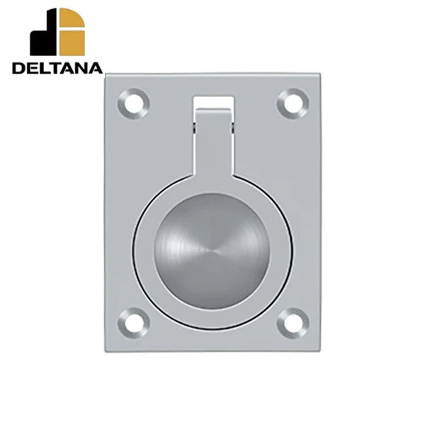 Deltana - Flush Ring Pull - 2-1/2" x 1-7/8" - Optional Finish
