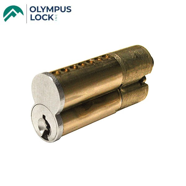 Olympus - 207S - Small Format Interchangeable Cores - Glass Core - Satin Chrome - Optional Keyway - Optional Keying