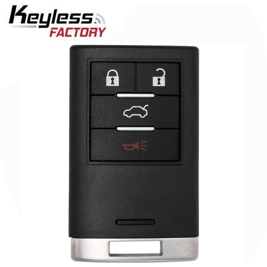 2008-2015 Cadillac CTS DTS STS / 4-Button Smart Key / PN: 25946298 / M3N5WY7777A (AFTERMARKET)