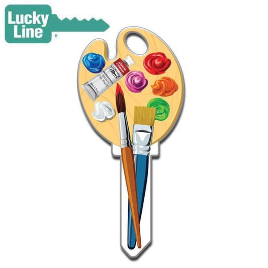 LuckyLine - B138K - Key Shapes - Artist - Kwikset - KW1 - 5 Pack