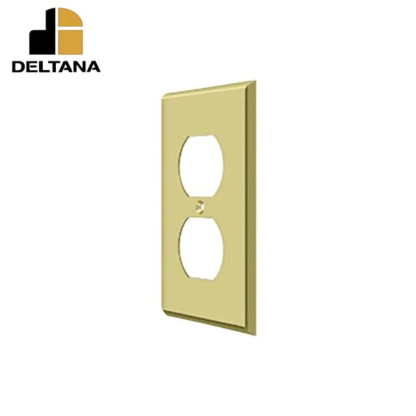 Deltana - Switch Plate - Double Outlet - Optional Finish