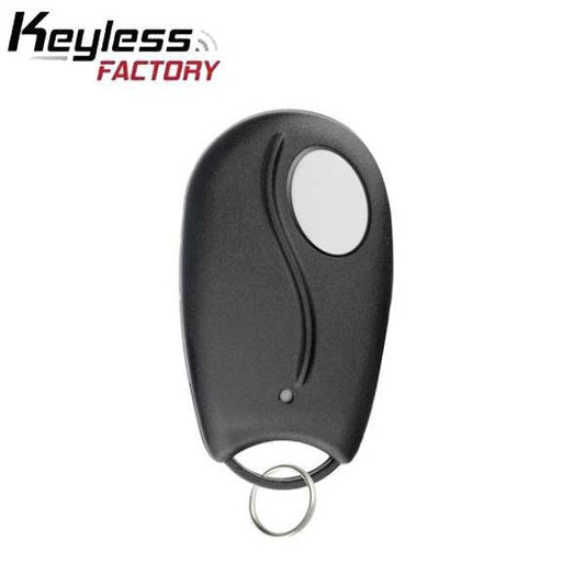 KeylessFactory - Garage Door Keychain Remote - 1-Button - Replacement - 318 MHz - 125 KHz- 3V