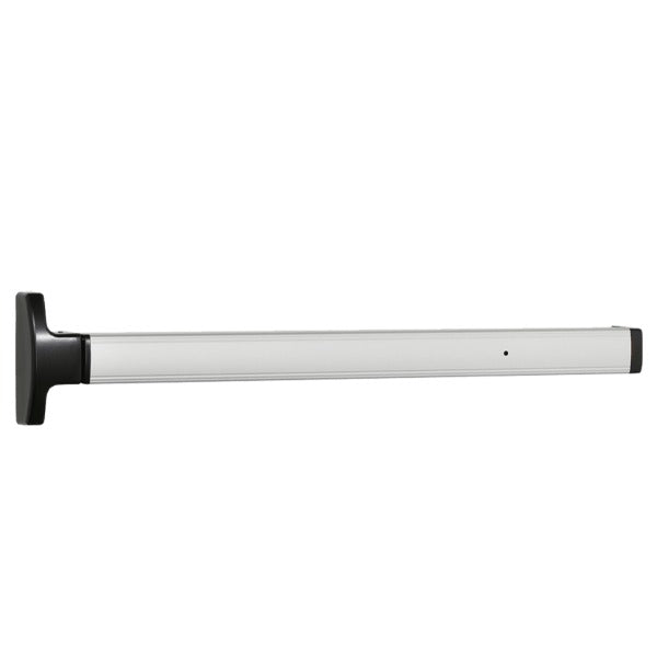 Falcon - 1692NL-OP - Concealed Vertical Rod Exit Device - Narrow Stile Pushpad - 42" - Grade 1 - US28 - Satin Aluminum Clear Anodized