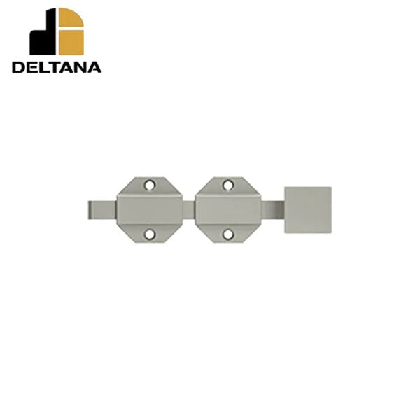 Deltana - 6" Modern Surface Bolt - Heavy Duty - Solid Brass - Optional Finish